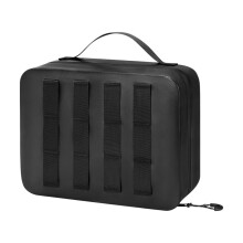 Robuste Stoff-Werkzeugtasche mit breiter Öffnung, ideal für den