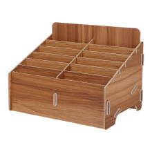 12-Fächer Holz Handyhalter Für Büro Klassenzimmer Und Besprechungsraum