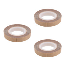 3Rollen Haarverlängerungsband Aus Kraftpapier Für DIY Unsichtbar Beige