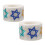 Passover Party Sticker Sechsstern Bunt Selbstklebend Schmuck 1