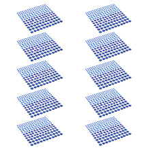 Blaue Gesichtsrhinestone Sticker Für Party DIY