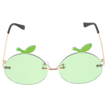 Sonnenbrille Orange Form Trendiger Look