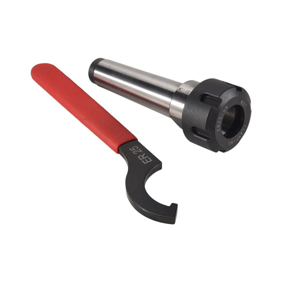 Mt3 Er25 M12 Collet Chuck Holder Fixed Cnc Milling Turning Tools + 1Pc Spanner 4713630060387
