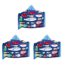 3Stk Kinder Strandhandtücher Mit , Baumwolle, Hautschonend,