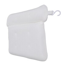 Almohada para bañera de malla con reposacabezas 3D - 6 ventosas