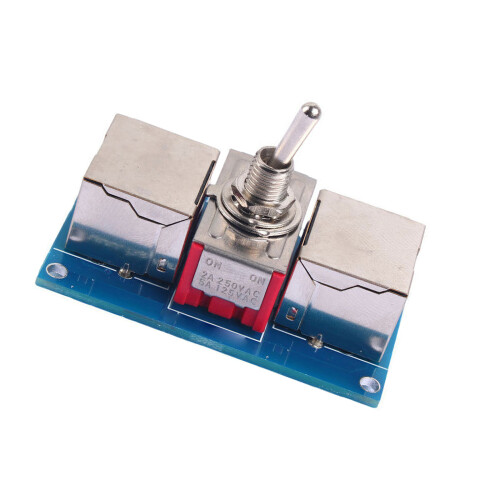 Double Port RJ45 Networking Switches With Hand Control For