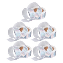5Rollen Holografische Bedankstickers Voor Presentaties En