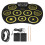 Electronic Drum Set 9 Pads Electronic Drum Set Hand Roll Drum Set Supports DTX Games with Drumsticks Pedals 1