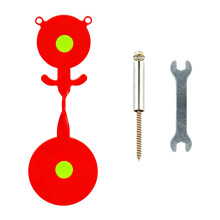 Screwed Type Metal Training Targets Plate Metal Hanging-Red