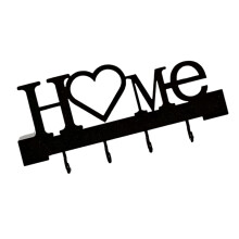 Metal Letter Hook For Towels And Keys With Elegant HOME Design-A