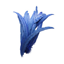 40Pcs Elegant Crafting Plumage 25 30Cm Design For-Royal Blue