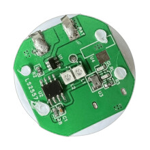 Robinet lumineux rechargeable de 38 mm avec contrôle du son-C