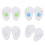Coussinets de protection pour talons hauts, 4-transparent c g b 1