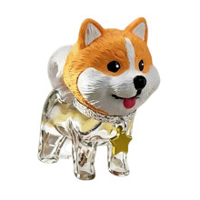 Dog Furs Storage Bottle Dog Hair Keychain Dog Hair-Shiba Inu