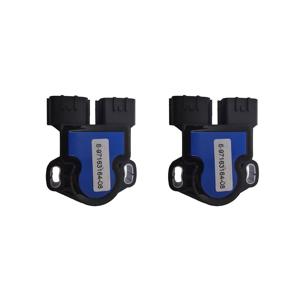 2X Throttle Position Sensor For Trooper D-Max Jackaro Rodeo 3.0 Td / 3.0 Td 4X4 Black 4712478083381