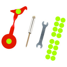 Thick Alloys Steel Rotating Targets Easy Setups Outdoor Hunting