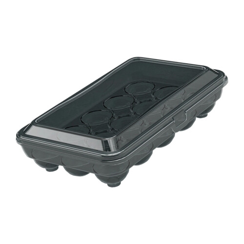 Caisse à œufs Portable avec séparateurs, conteneur de-Gris 15