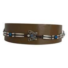 Folk Fashion Accessory Belt Bohemian Detail For Music-brown