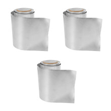 3Rolls Silbernes Friseurfolie, Extra , Hitzebeständig, Vielseitig