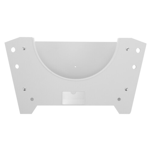 White Wood-Plastic Hard Hat Storage Rack Wall Mounted for Home