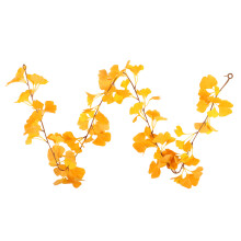 2M Haltbare Künstliche Weinblatt Orange Für Und Regal