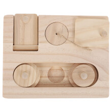 6in1 Wooden Pet Chew Toy Set for Hamsters Guinea Pigs & Small Animals