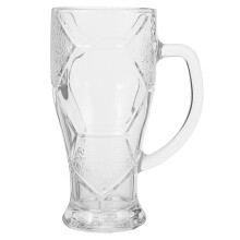 400Ml Bierkrug Fußball Design Klarglas Große Sportgläser Für Männer