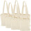 6St Canvas Boodschappentas Met Schouderband En 1