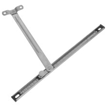 1Stahl Fensterhalter Silber Kindersicherung Und Einbruchschutz