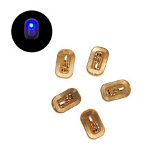 10 St NFC Flash Nail Sticker LED Bare Chip Intelligent Luminous Nagellampa Nail Sticker Enhancement, Mörkblå