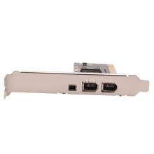 3X Scheda Firewire A 3 Porte IEEE 1394 Adattatore PCI Firewire Scheda Controller PCI IEEE 1394 per PC Desktop