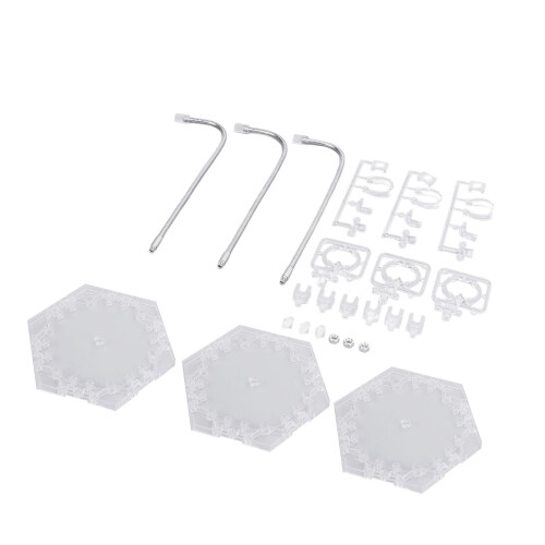 3er-Pack Actionfigurständer, 6-Zoll, Transparent