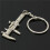 6X Useful  Vernier Caliper Tool Pendant Slider Slides Keyring Key Chain 10CM 6