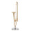 2Pcs Copper Trombone Model Golden Craft for Indoor Decor 1