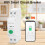 WIFI  Circuit Breaker 1P+N over-Voltage/Current Protector Under Voltage Protection Remote Control  63T Orange 1