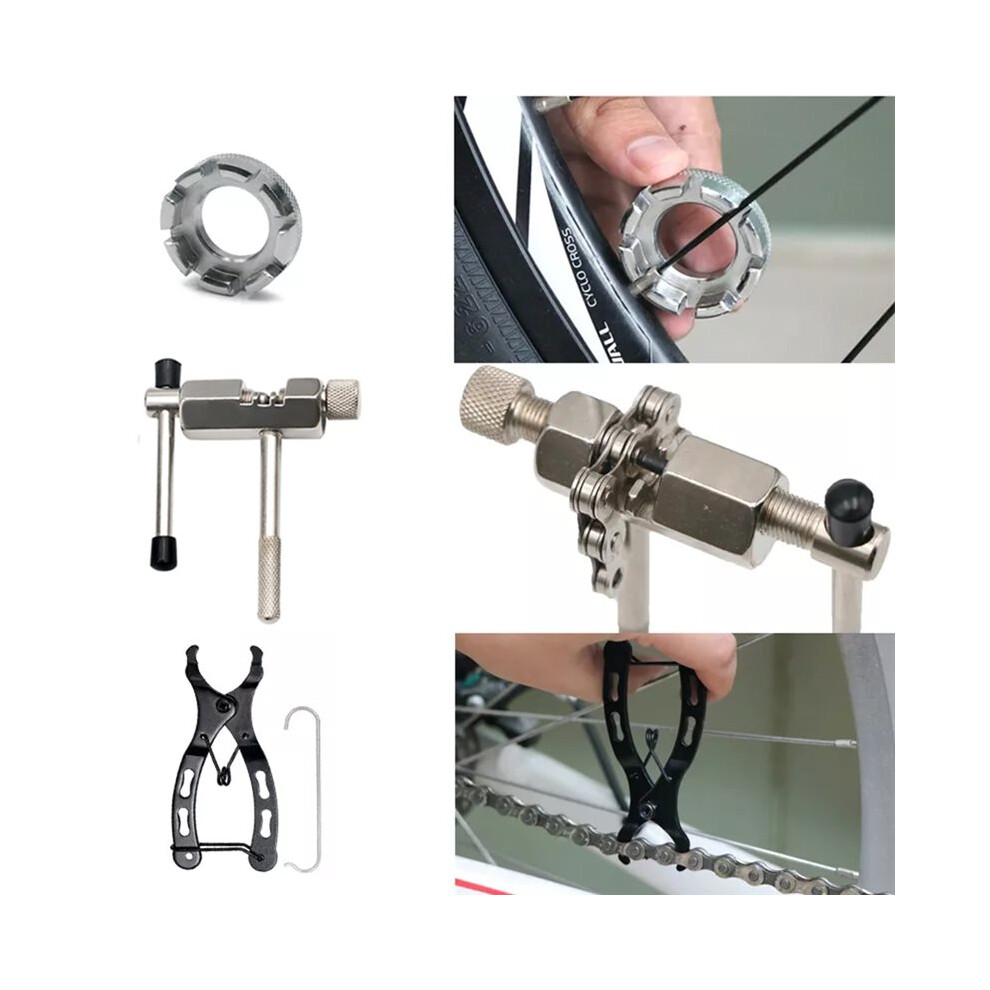 Bicycle Repair Tool Kit, Mountain Bike Chain Cutter, Bicycle Repair Kit, Freewheel Bottom Bracket Removal Tool 4711884703180