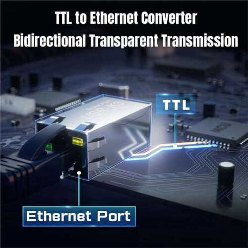 Modulo Ethernet TCP/IP Integrato da TTL A Ethernet, Convertitore da TTL A Ethernet Compatibile con Modbus, Modello USR- 1