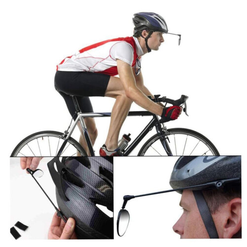 Adjustable MTB Road Bicycle Helmet Mirrors for Enhanced Rear View Safety 2