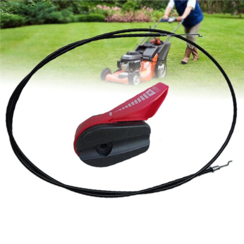 Red Throttle  Assembly for Push Lawnmowers (Throttle Control  + 1.65m Throttle Cable) 2