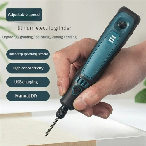 Portable Electric Grinder Set USB Cordless Carving Tools for Jade Polishing DIY Projects Power Tools 1