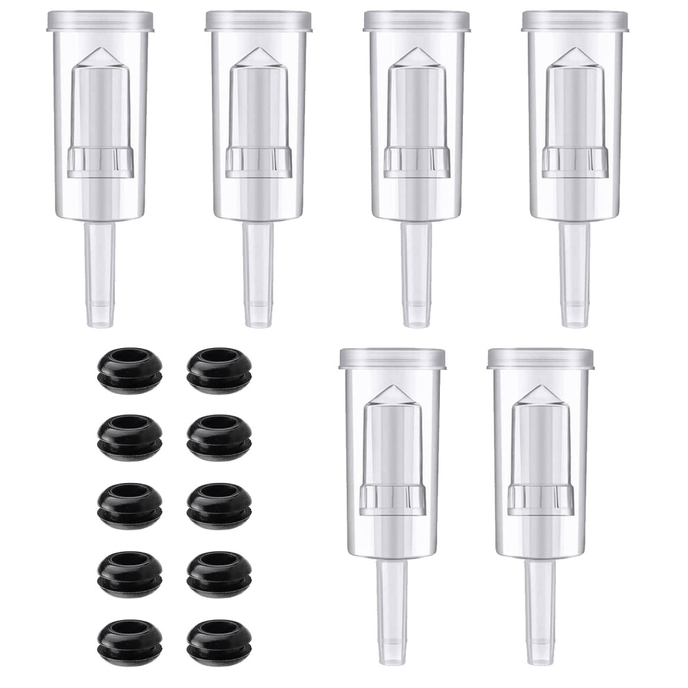 Airlock Set 10 Pcs Silicone Grommets And 6 Pcs Airlock For Preserving, Brewing,Making Wine,Fermenting Sauerkraut,Kimchi 6032356098145