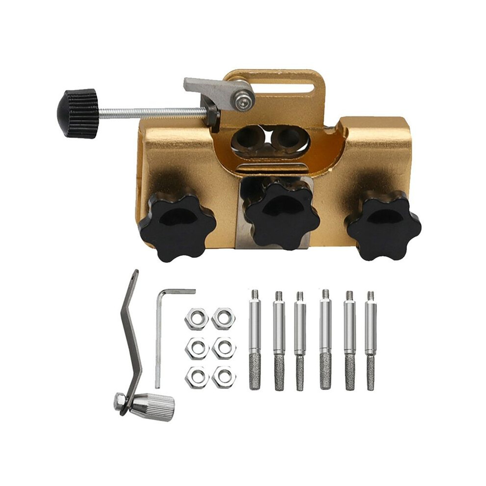 Chain Saw Sharpeners Portable Chainsaw Chain Sharpening Woodworking Grinding Electric Chainsaw Grinder Tool With 6 Bit 6031416255931