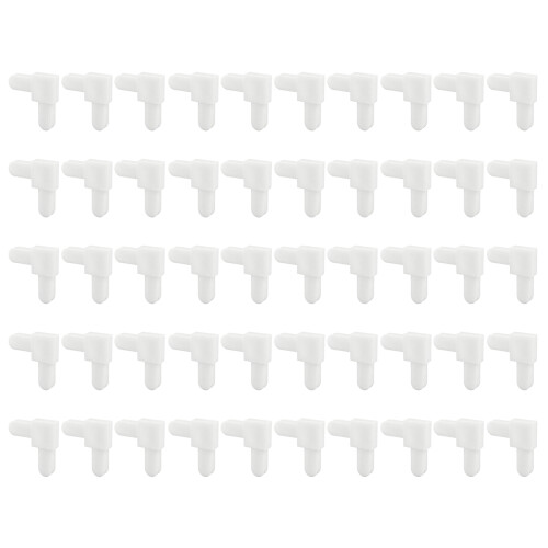 50 Piece Strong White Plastic Angles Connectors Screen Rebuilds