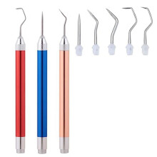 3 Pcs LED Weeding Tools for Vinyl, Vinyl Weeding Tool with Light with Pin and Hook, for Crafting, Silhouettes, DIYs
