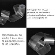 Pvc Heat Shrink Tubing Tube 70mm For 4 X 18650 Shrink Film 5M Clear