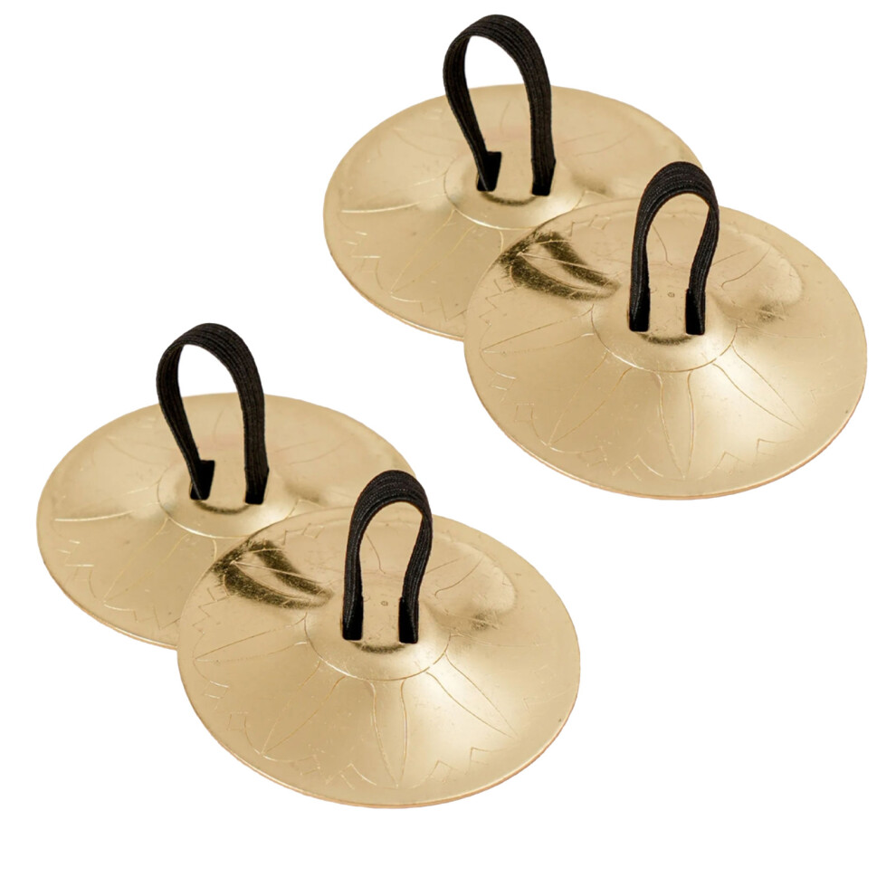 Gold Small Finger Cymbals Belly Dancing Finger Cymbals Musical