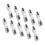 10Pcs Push Button Wire Connector for 0.5-4Mm² Hard & 0.5-Black 1