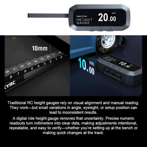 Accurate Digital Display Toy Ride Height Gauge 0.1Mm Graduations 1