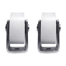 Stainless Steel Quiet Casters Perfect For-68 flat pulley 304