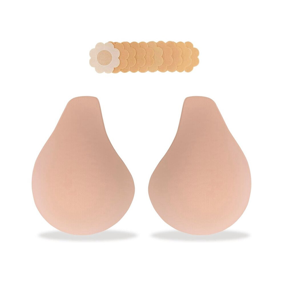 Seamless Added Lift Nipple Covers Thin Reusable Sticky Pasties Push  Silicone Breast Petals for Women